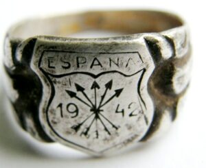 Anillo en Plata "800" de un Voluntario de la División Azul